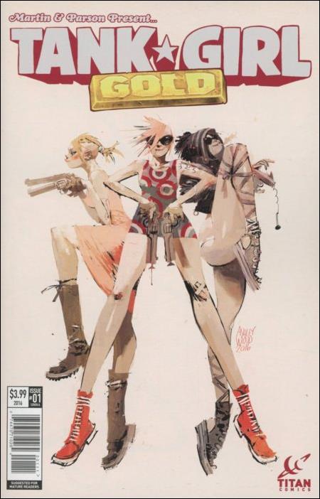 Tank Girl: Tank Girl Gold issue 1 Ashley Wood Cover