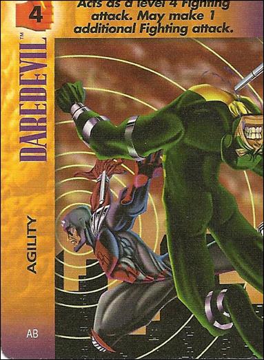 Marvel Overpower Powersurge (Base Set) card nn48 Daredevil: Agility 