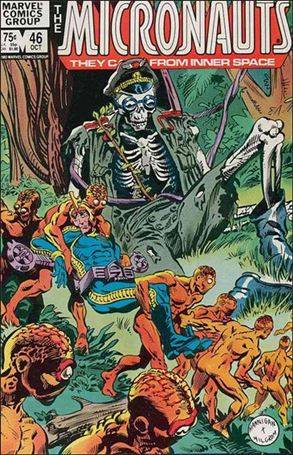 Micronauts (1979) issue 46 Wraparound Cover