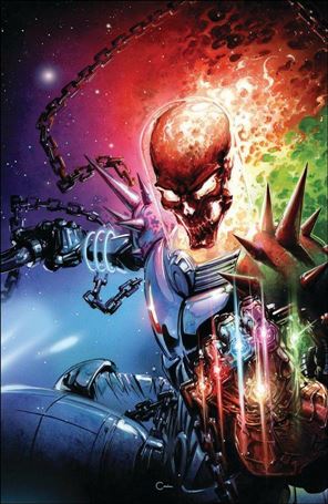 Cosmic Ghost Rider Destroys Marvel History issue 1-I Clayton Crain Scorpion Comics Virgin Cover 1/600
