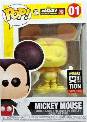 POP! Disney figure 1-Q Mickey Mouse (Peaches & Cream) NYC Exhibition