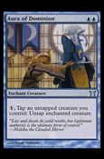 Magic the Gathering: Champions of Kamigawa (Base Set) card 51 Aura of Dominion