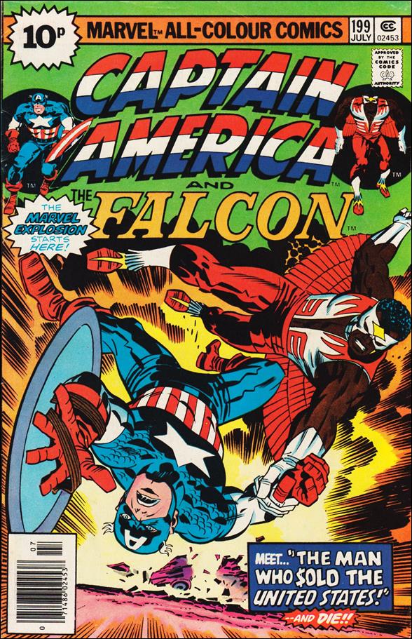 Captain America (1968) issue 199-C UK Price Cover