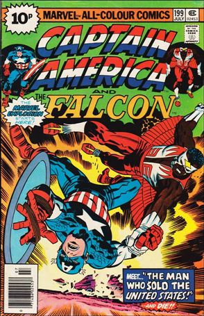 Captain America (1968) issue 199-C UK Price Cover