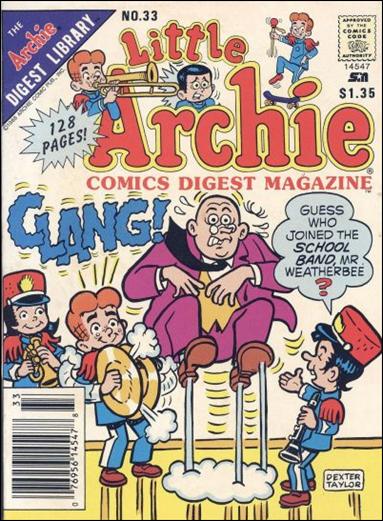 Little Archie Comics Digest Magazine issue 33 Digest Sized