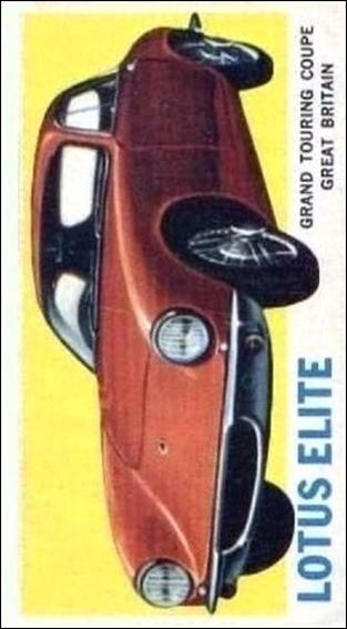 Sports Cars (1961) (Base Set) card 66 Lotus Elite