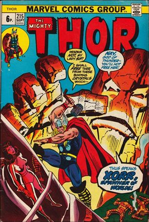 Thor (1966) issue 215-B UK Price Cover