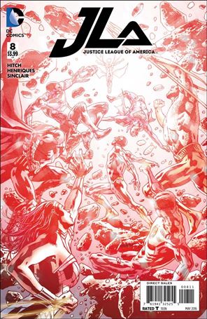 Justice League of America (2015) issue 8 Bryan Hitch Cover