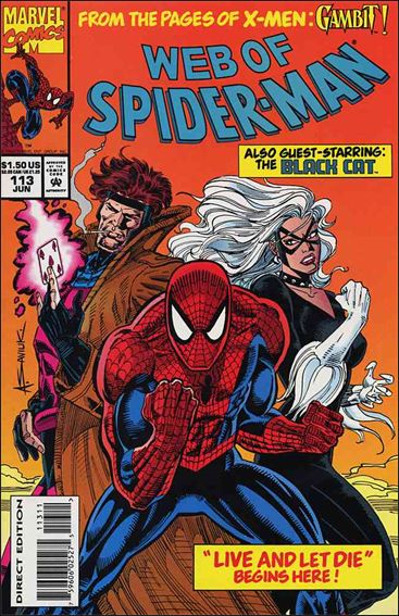 Web of Spider-Man (1985) issue 113-C Standard Cover