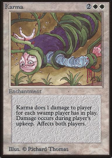 Magic the Gathering: Limited Edition Alpha (Base Set) card 26 Karma