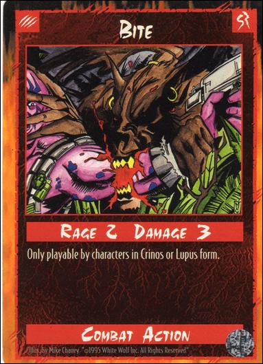 Rage Limited (Base Set) card 20 Bite 
