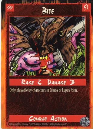 Rage Limited (Base Set) card 20 Bite 