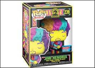 Pop! Rocks figure 239-C Jimi Hendrix (Fall Convention) Black-Light