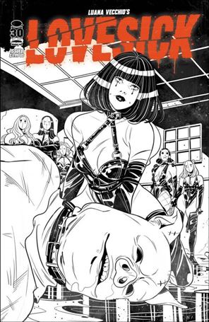 Lovesick issue 1-D Luana Vecchio Black & White Cover