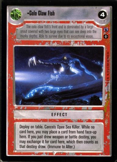Star Wars: Reflections III (Base Set) card 156 Colo Claw Fish