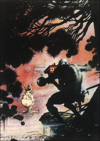 Art Suydam (Base Set) card 10 A Little Love, a Little Hate