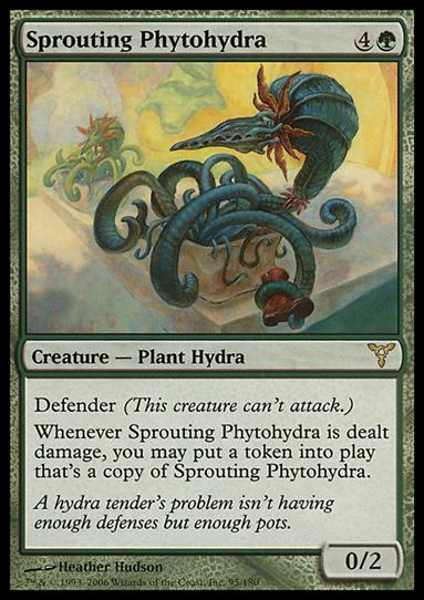 Magic the Gathering: Dissension (Base Set) card 95 Sprouting Phytohydra