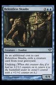 Magic the Gathering: Dark Ascension (Base Set) card 45 Relentless Skaabs