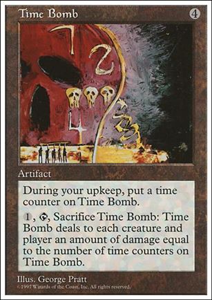 Magic the Gathering: 5th Edition (Base Set) card 404 Time Bomb