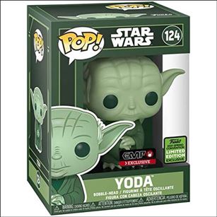 POP! Star Wars figure 124-G Dagobah Yoda ( 2021 ECCC  exclusive)