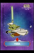 Star Wars: The Clone Wars (Die-Cut Sticker Subset) card 4 Yoda