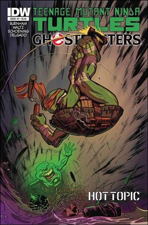 Teenage Mutant Ninja Turtles/Ghostbusters issue 2-F Adam Gorham Hot Topic Cover