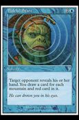 Magic the Gathering: 7th Edition (Base Set) card 62 Baleful Stare