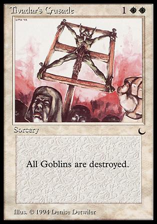 Magic the Gathering: The Dark (Base Set) card 18 Tivadar's Crusade