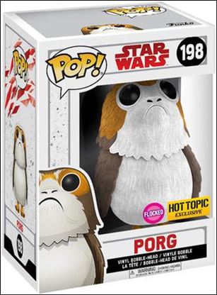 POP! Star Wars figure 198-C Porg (Flocked) Hot Topic Exclusive