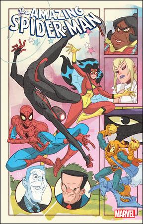 Amazing Spider-Man (2022) issue 39-B Sean Galloway Connecting Saturday Morning Cover