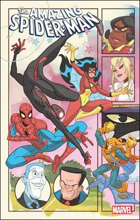 Amazing Spider-Man (2022) issue 39-B Sean Galloway Connecting Saturday Morning Cover