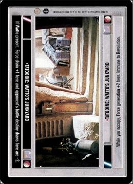 Star Wars: Coruscant Limited (Base Set) card 176 Tatooine: Watto's Junkyard