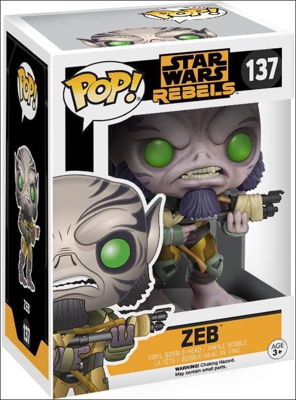 POP! Star Wars figure 137 Zeb