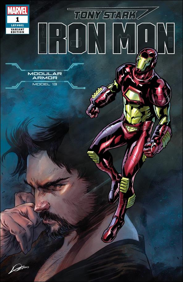 Tony Stark: Iron Man issue 1-BK Alexander Lozano "Modular Armor" Cover