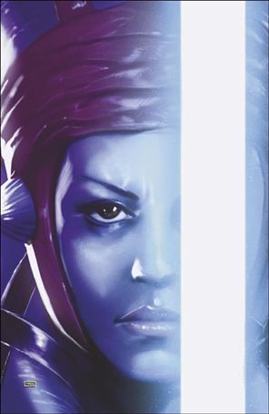 Star Wars: Jedi Knights issue 5-F Taurin Clarke Virgin 1:100 Lightsaber Cover