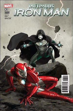 Infamous Iron Man issue 3-B Steve Epting 1:25 Cover