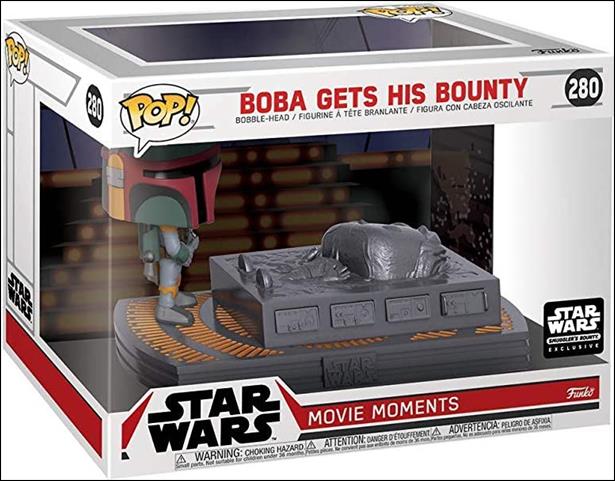 POP! Star Wars figure 280 Boba Gets His Bounty Smuggler's Bounty