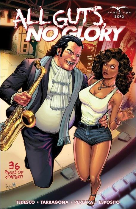 All Guts, No Glory issue 2-B Anthony Spay Cover