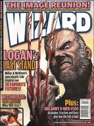 Wizard: The Magazine of Comics, Entertainment and Pop Culture issue 202 Steve McNiven Wolverine Cover