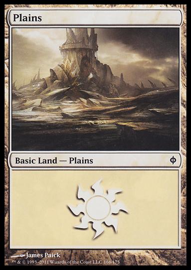 Magic the Gathering: New Phyrexia card 166 Plains