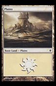 Magic the Gathering: New Phyrexia card 166 Plains