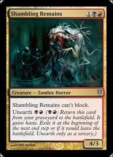 Magic the Gathering: Duel Decks: Sorin vs. Tibalt (Base Set) card 48 Shambling Remains
