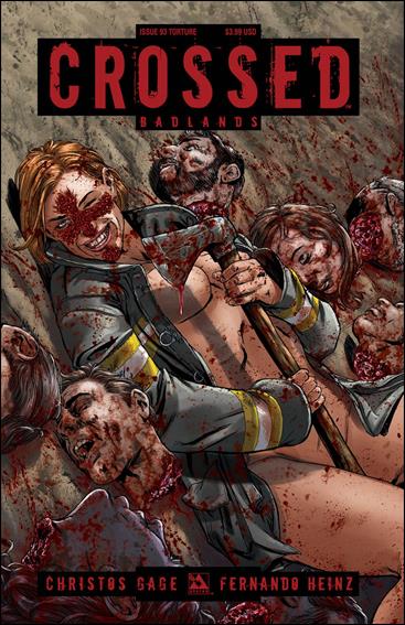 Crossed: Badlands issue 93-C Torture Cover