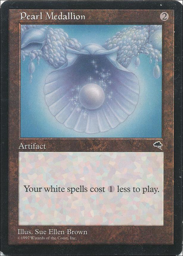 Magic the Gathering: Tempest (Base Set) card 300 Pearl Medallion