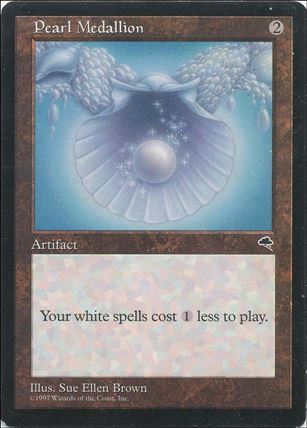 Magic the Gathering: Tempest (Base Set) card 300 Pearl Medallion