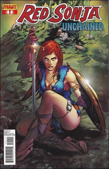 Red Sonja: Unchained issue 1 Mel Rubi Standard Cover
