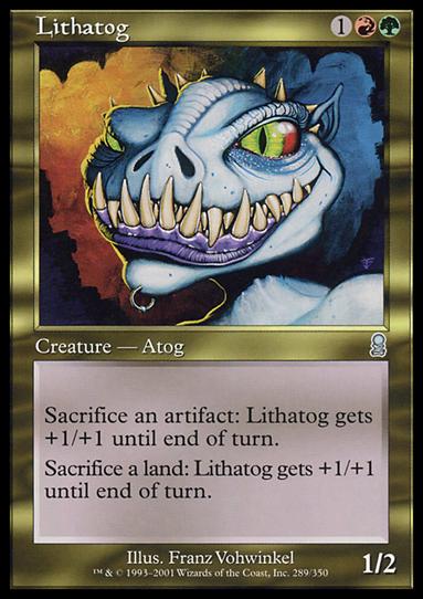 Magic the Gathering: Odyssey (Base Set) card 289 Lithatog