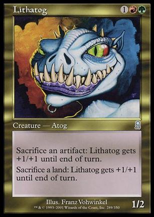 Magic the Gathering: Odyssey (Base Set) card 289 Lithatog