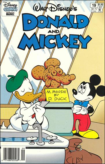 Walt Disney's Donald and Mickey issue 19-B Marvel Cover