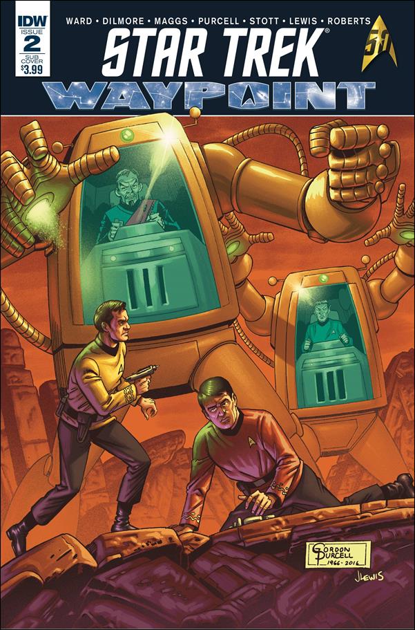 Star Trek: Waypoint issue 2-B Gordon Purcell Subscription Cover
